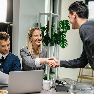 Team collaboration meeting